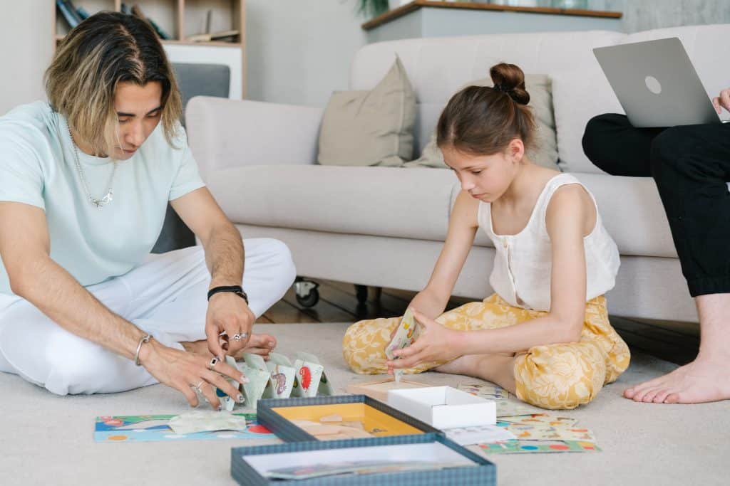 family playing best games for autism in 2023