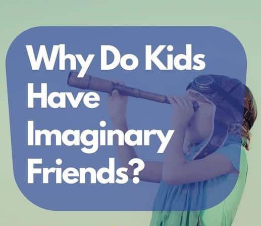 imaginary friend. A girl is looking through a telescope.