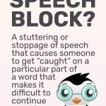 speech block. Infographic about speech block.
