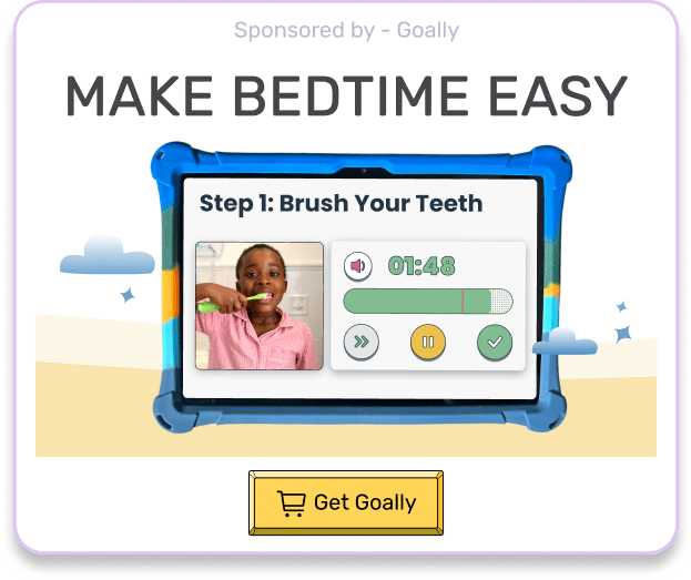 Goally kids tablet makes bedtime easy with bedtime routines completely controlled by the parent.