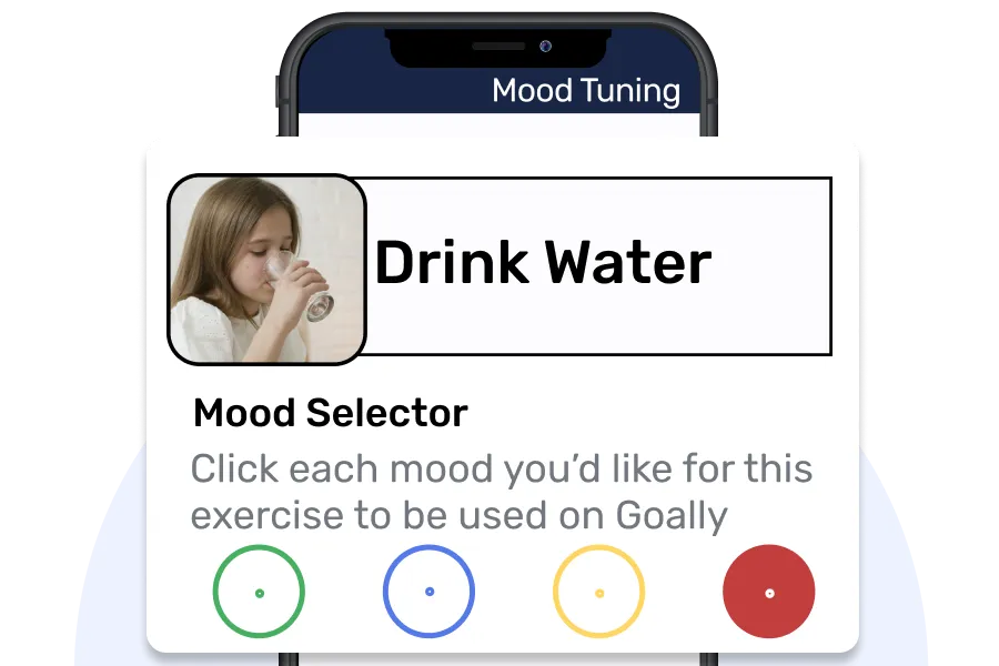 emotional regulation app, mood tuner in the parent app