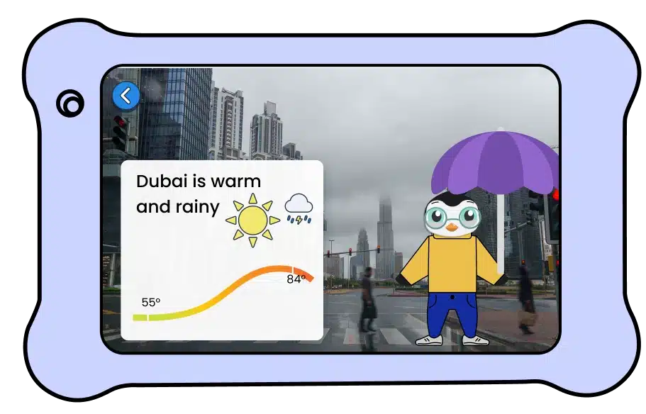 weather app for kids screenshot