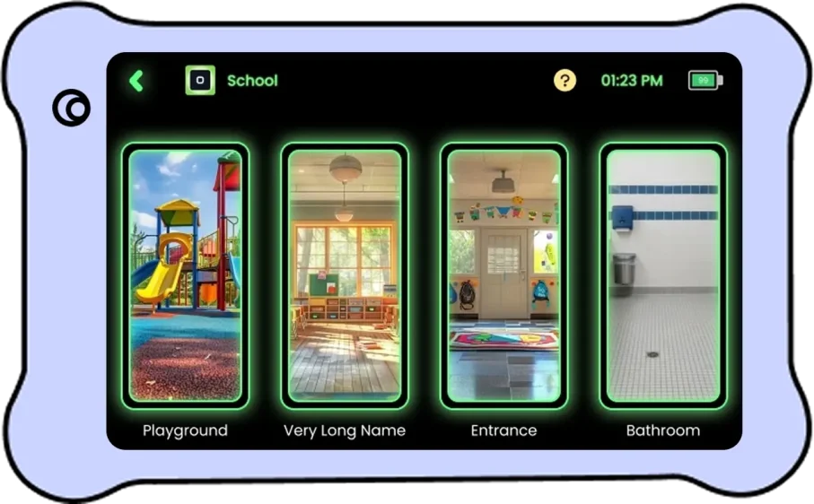teleporter app, visual aac